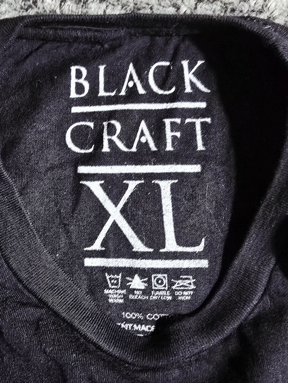 Limited Edition Blackcraft Cult Ouija Cat T Shirt Mens XL Black/red - Picture 4 of 4